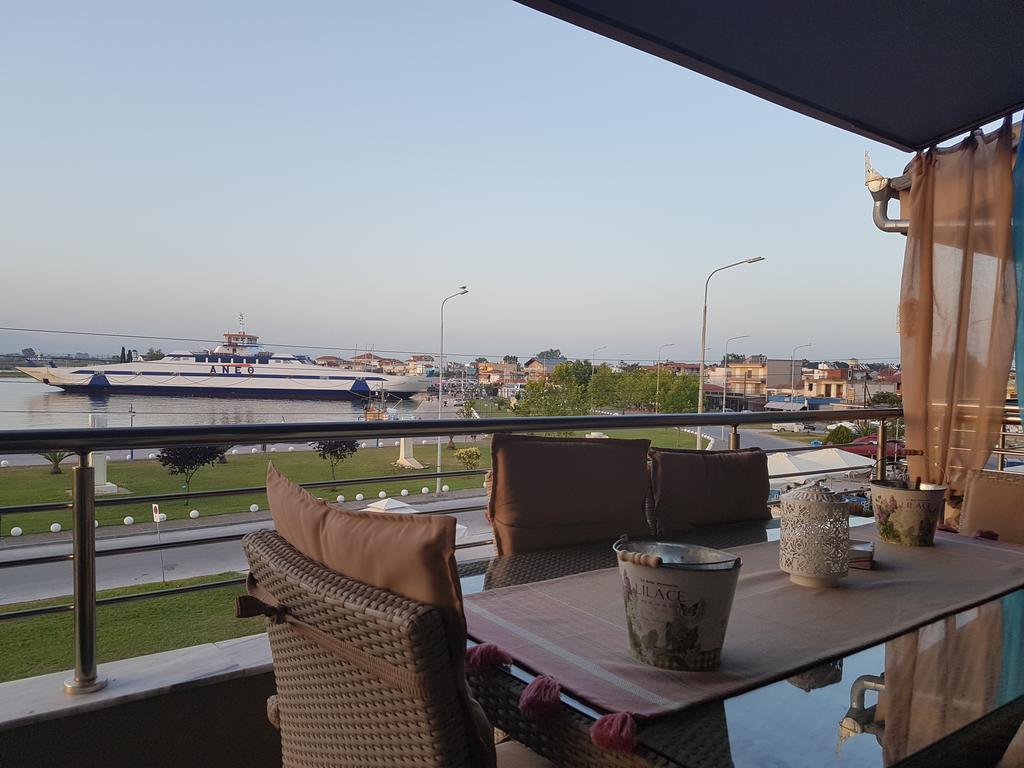 Lakis Luxury Apartment Keramotí Exterior foto